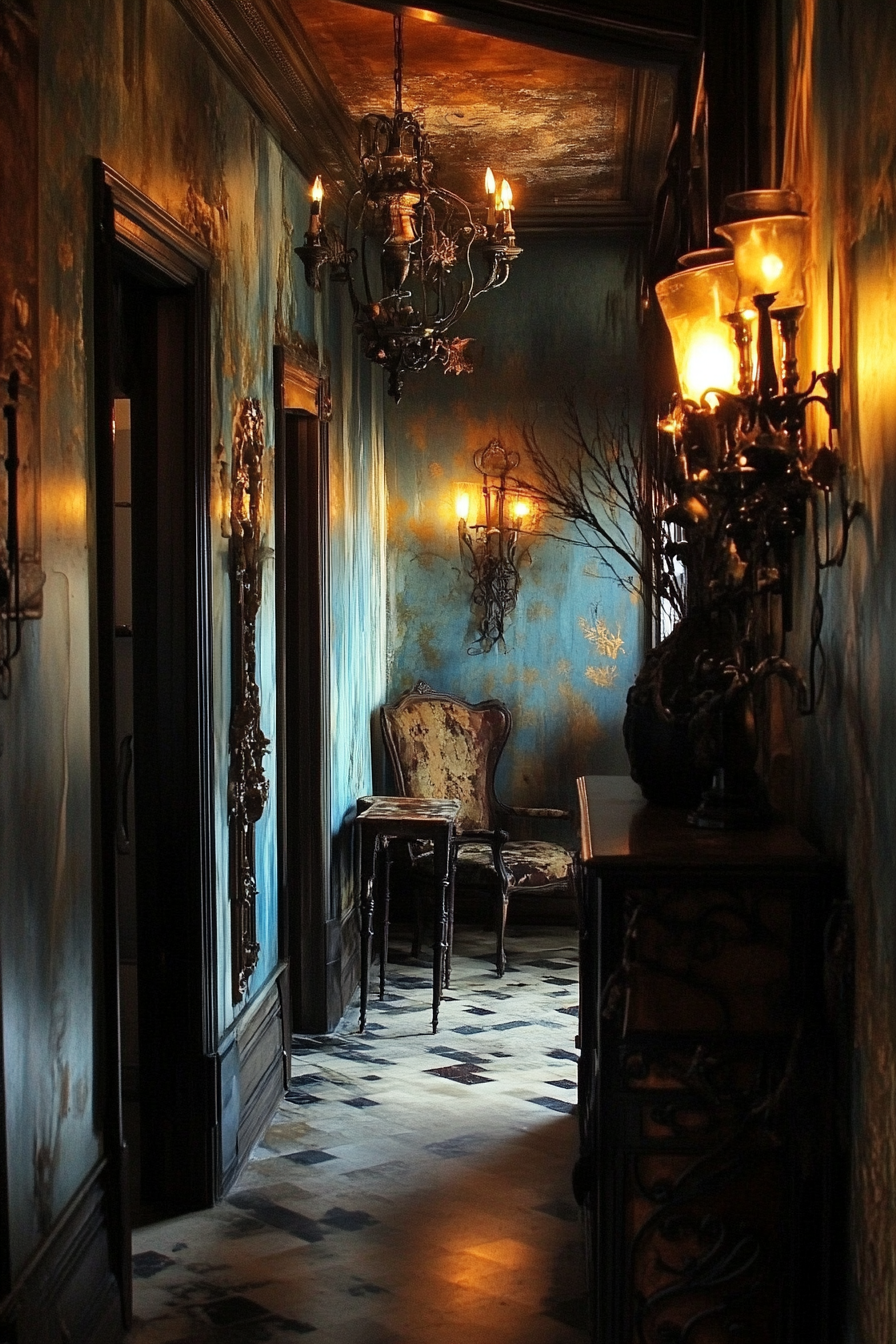 halloween-mantle-decor