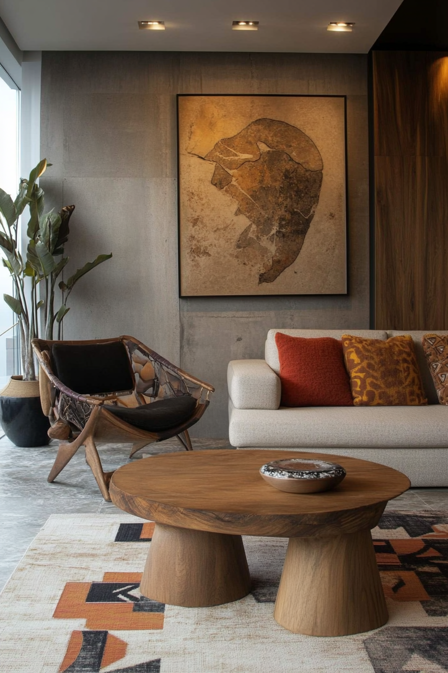 cozy-mid-century-modern-living-room