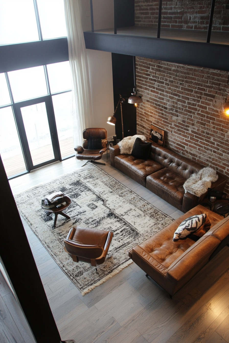 cozy-mid-century-modern-living-room