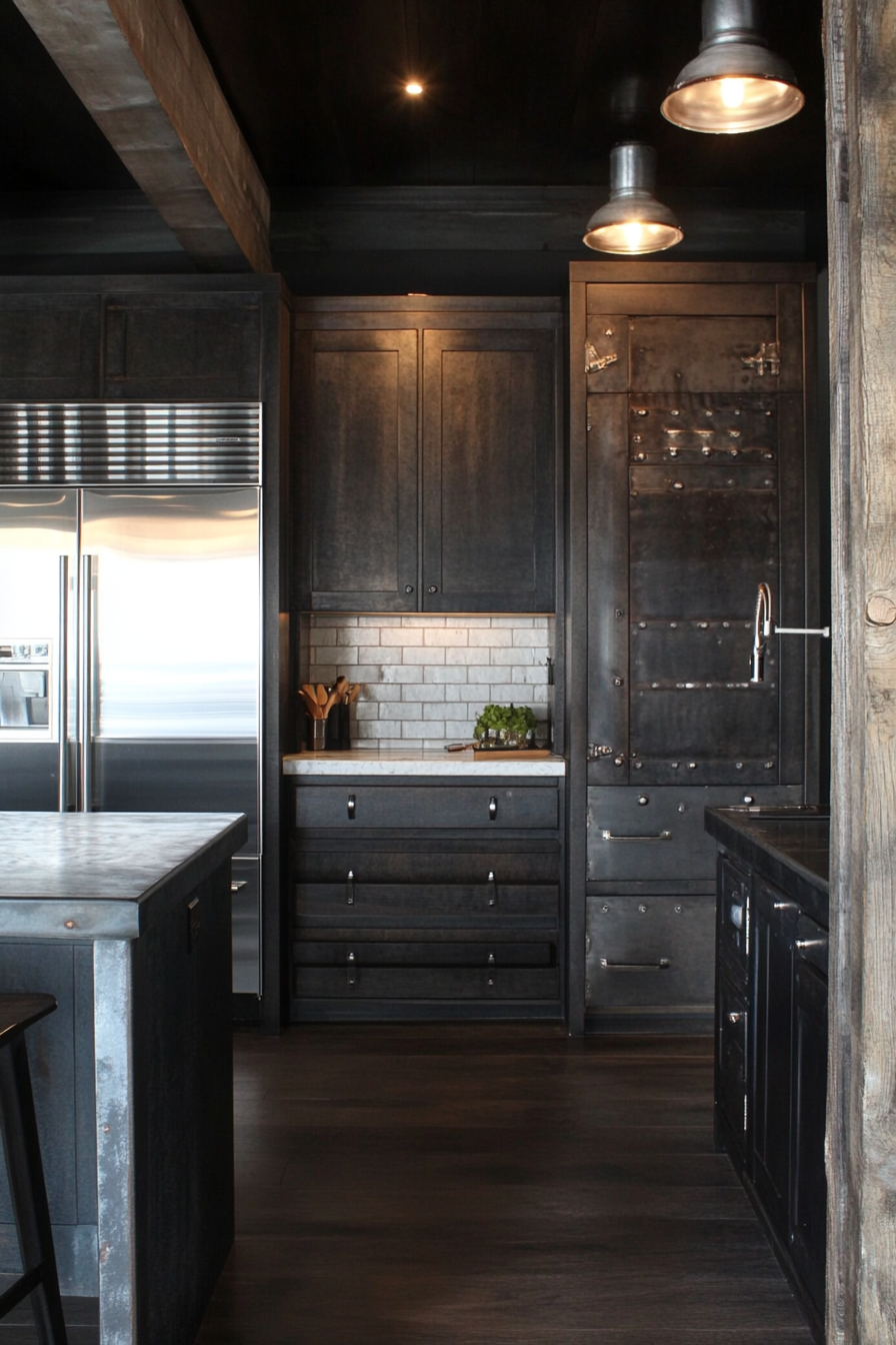 dark-brown-cabinets-kitchen