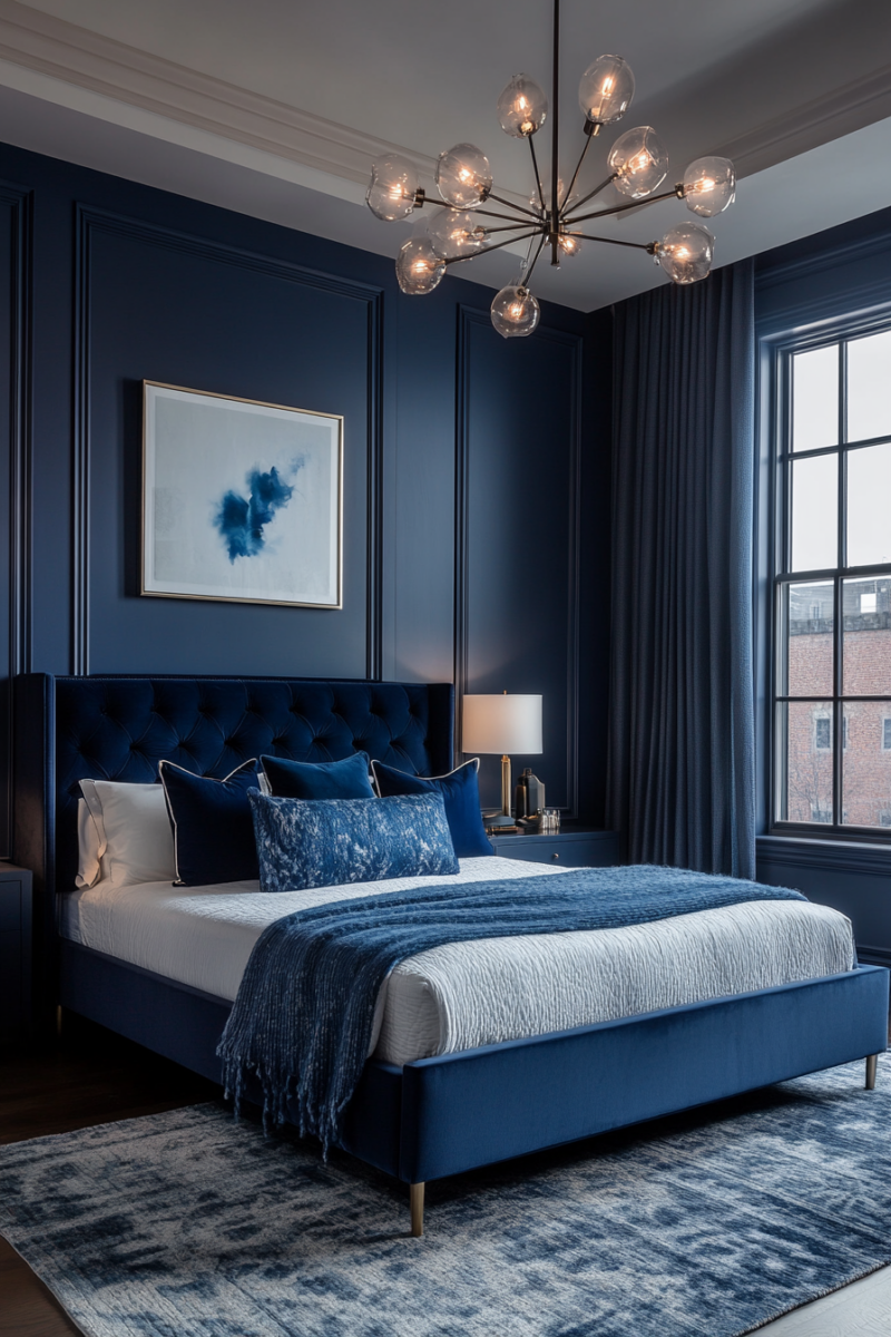 13 Navy Blue Bedroom Ideas For A Stylish Sleep — DreamyHomeStyle