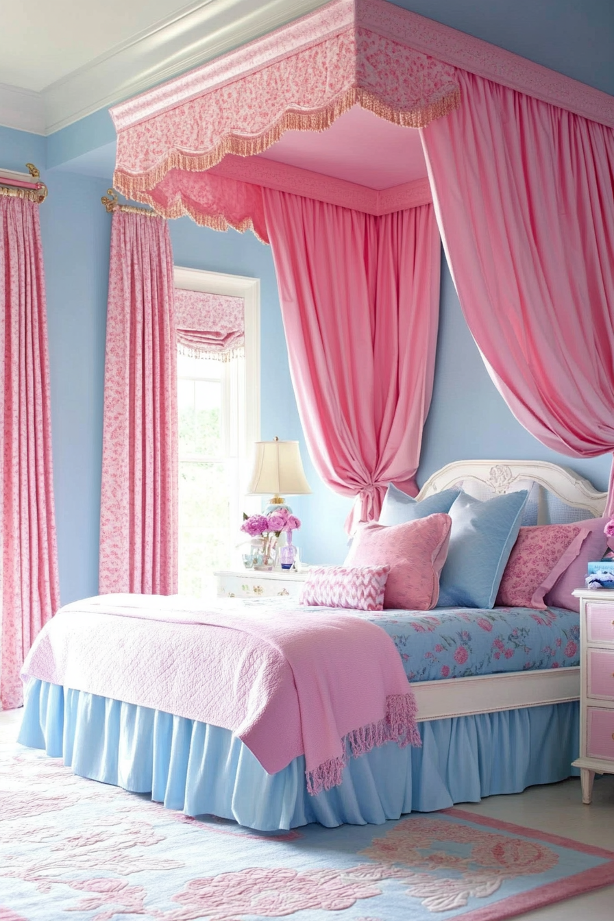 pink-and-blue-bedroom