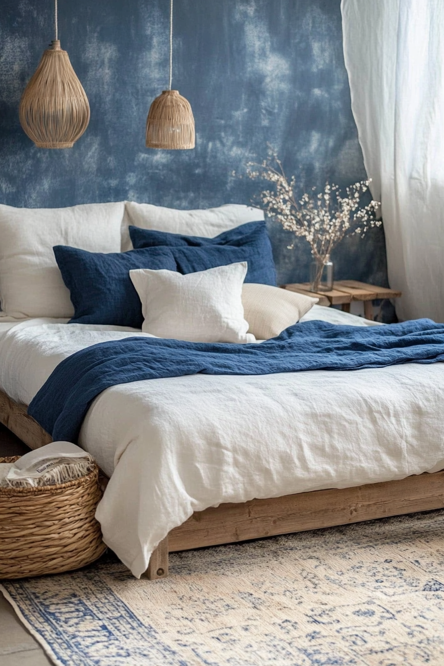 blue-and-cream-bedroom