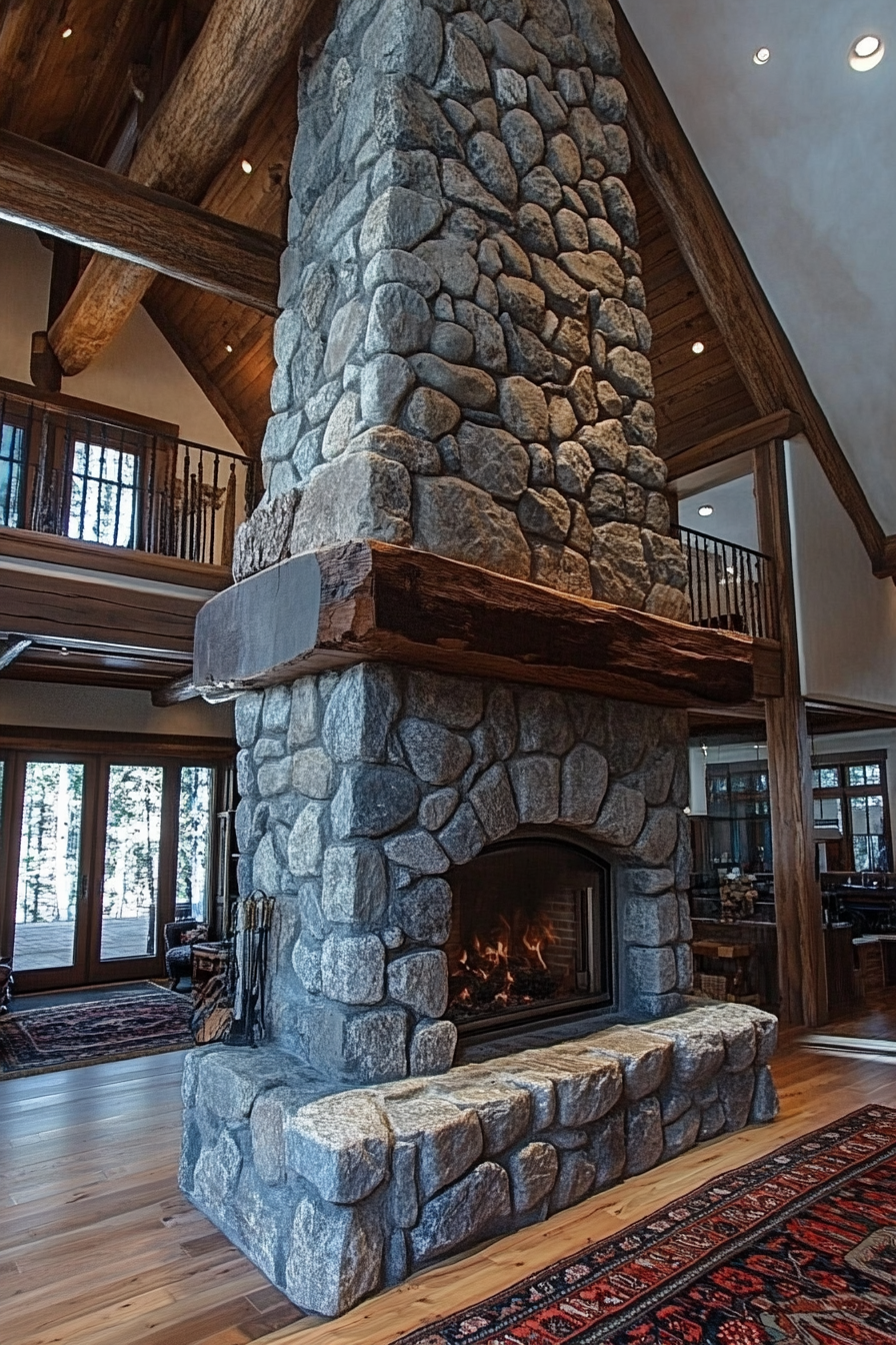 built-in-around-fireplace