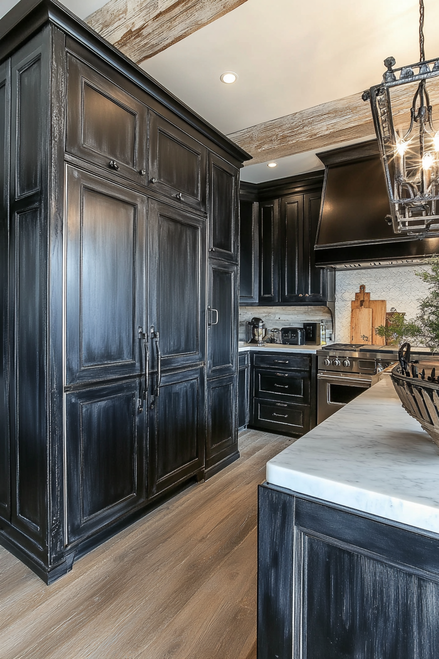 black-kitchen-cabinets
