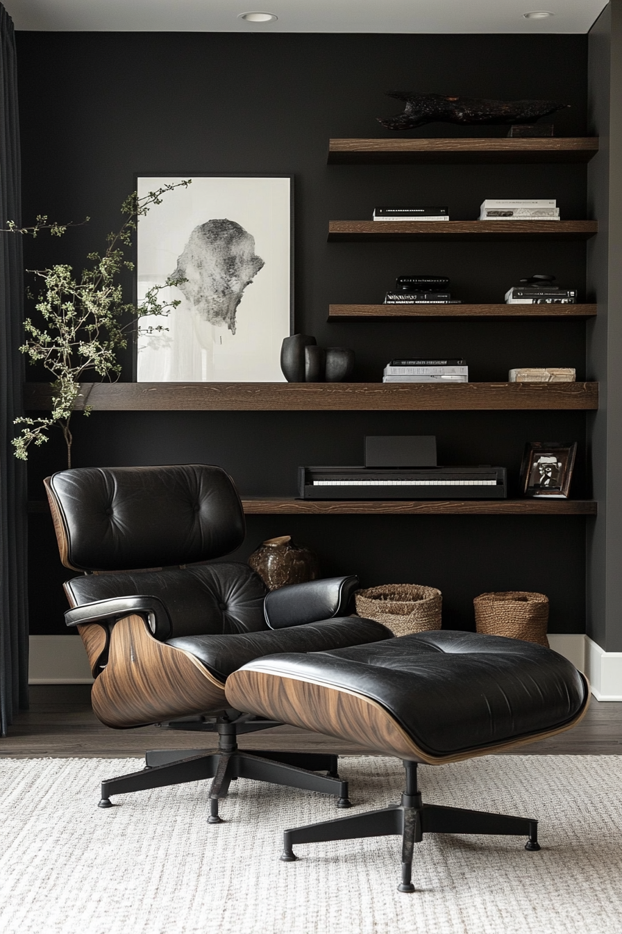 black-and-brown-living-rooms