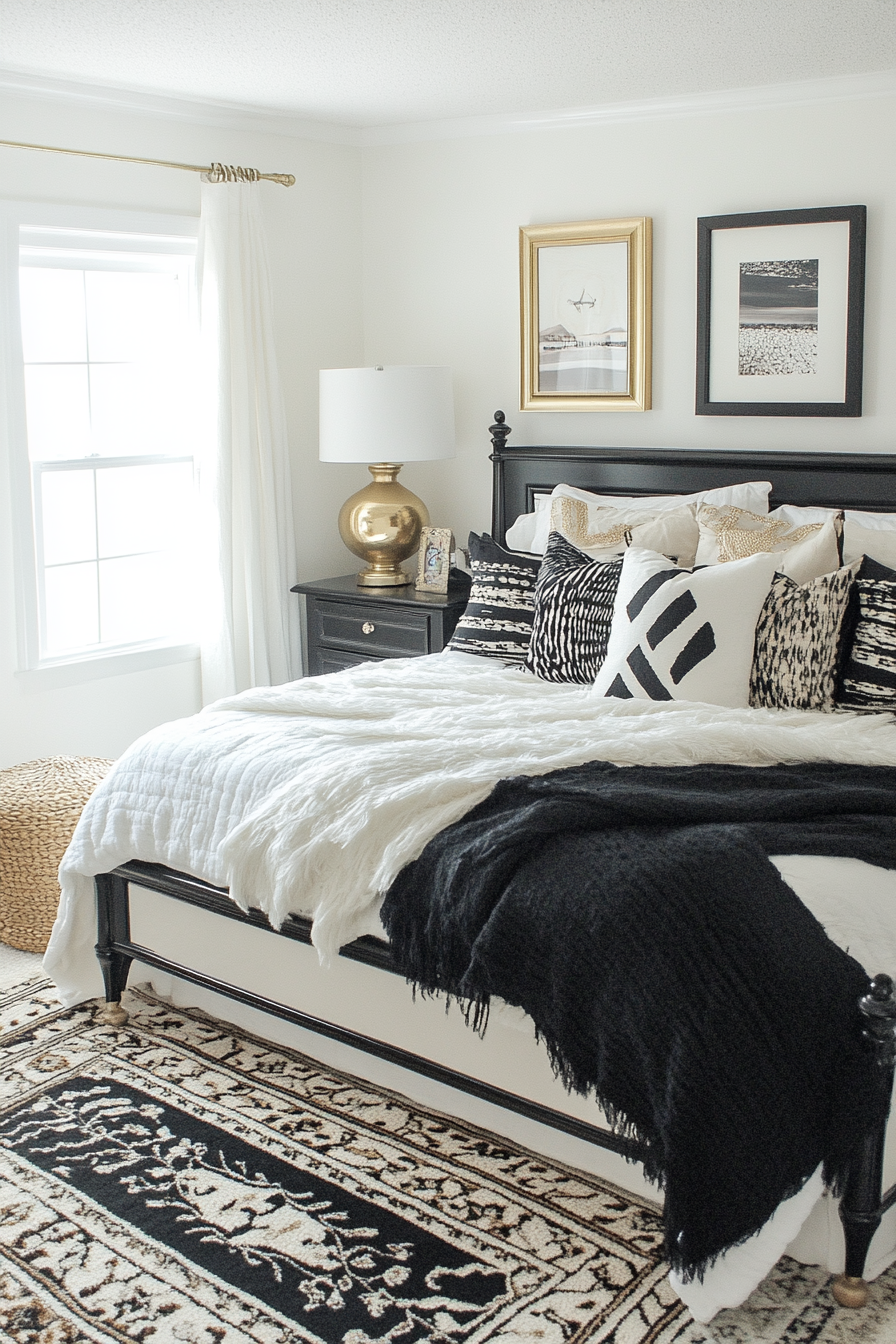 black-white-and-gold-bedrooms
