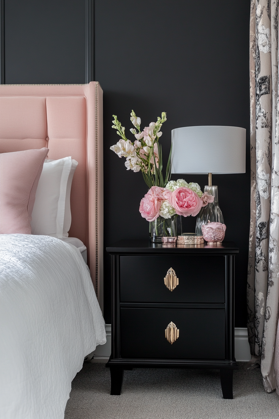 pink-and-black-bedroom-ideas