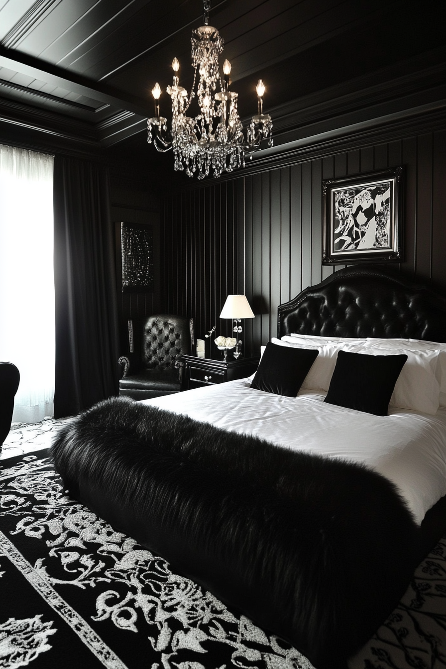 black-white-and-gold-bedrooms