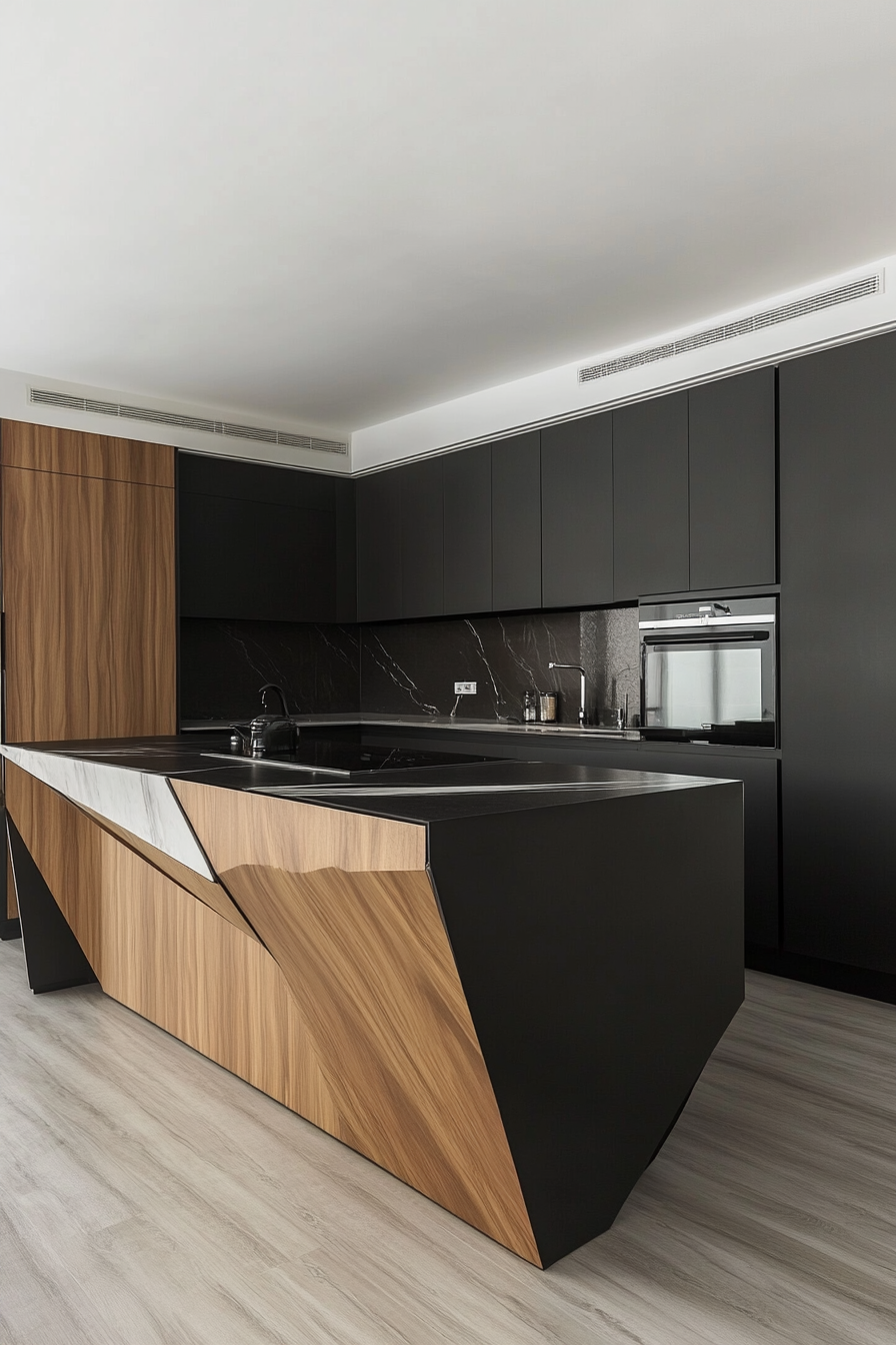 black-and-wood-kitchens