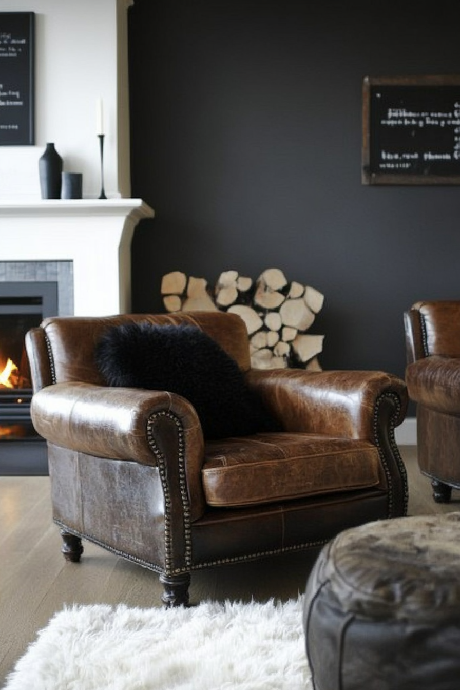 black-and-brown-living-rooms