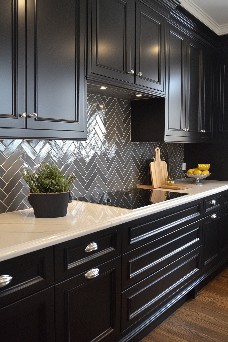 black-and-wood-kitchens
