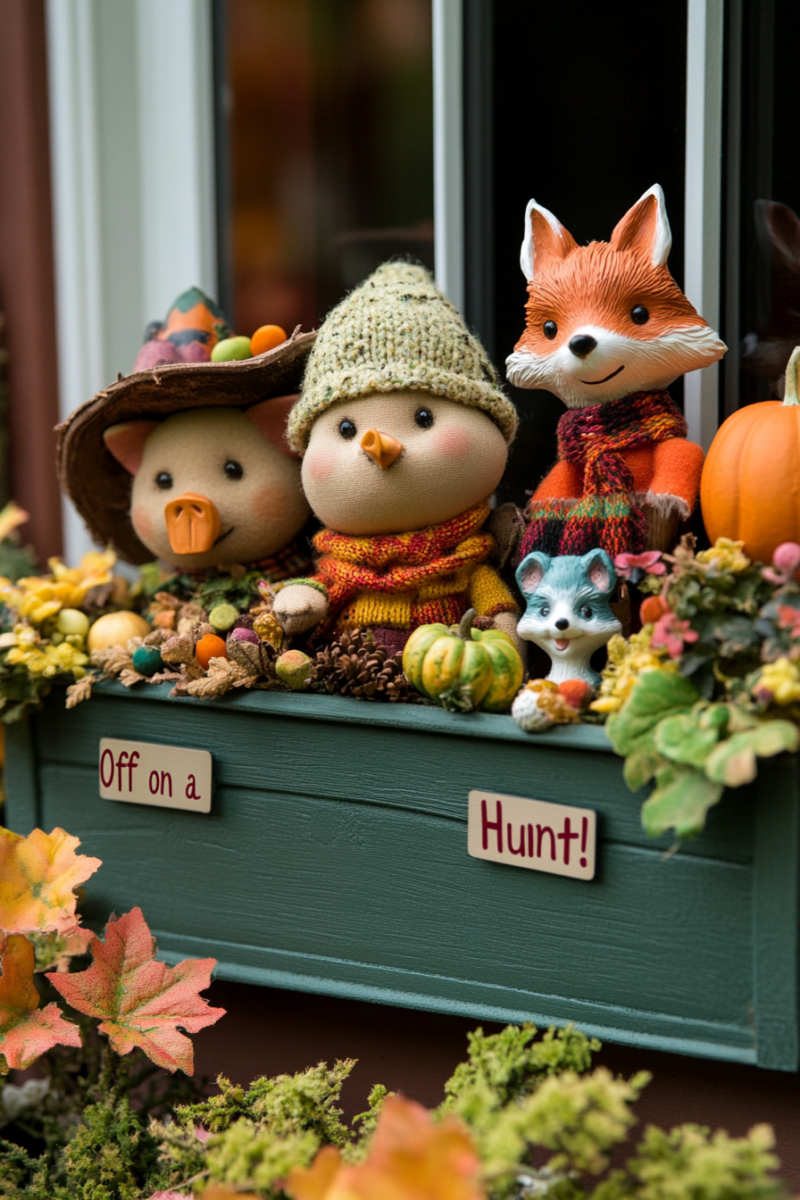 Window Cute Box Create Magical Fall Window Boxes Today : 13 Ideas — DreamyHomeStyle