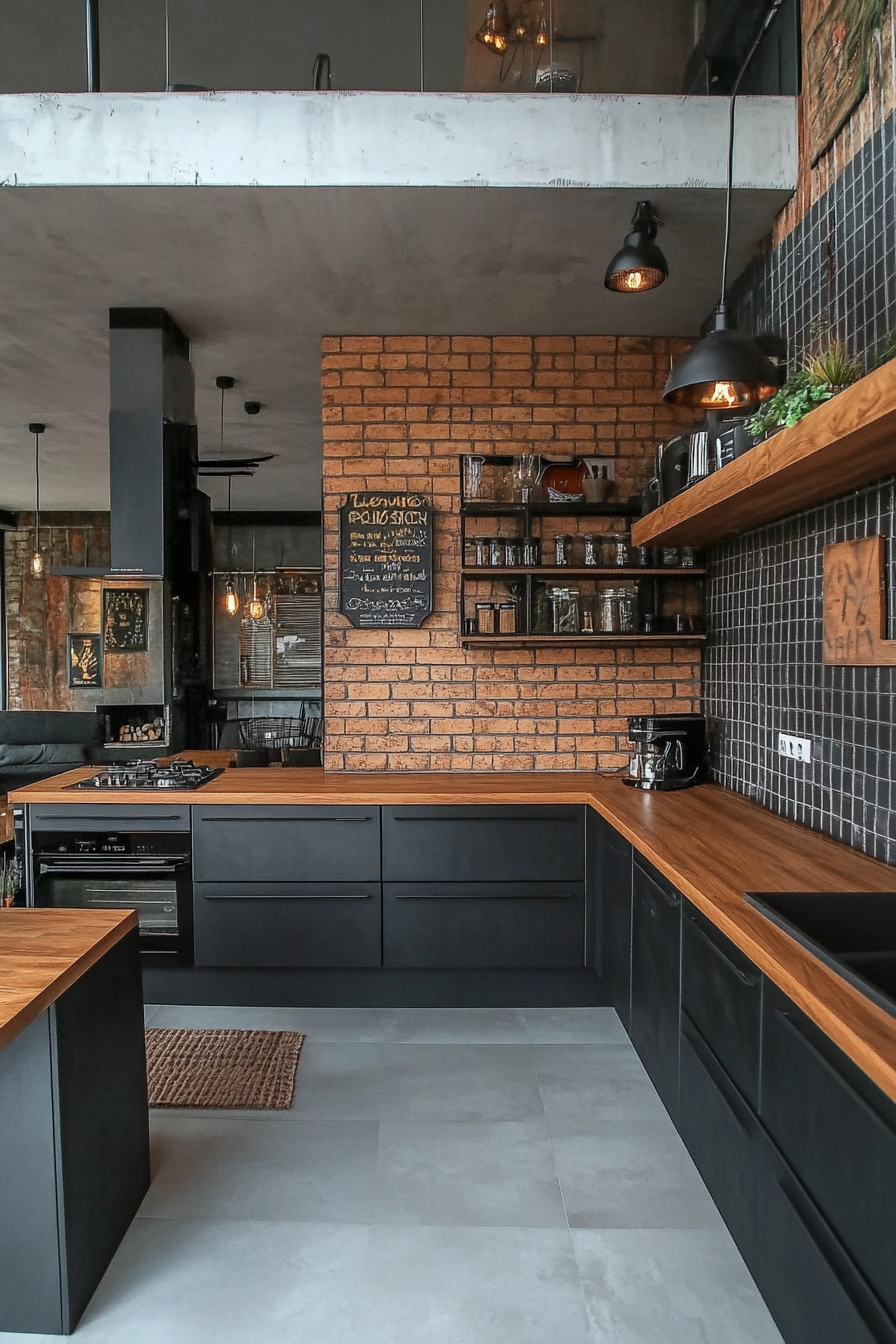 black-and-wood-kitchens
