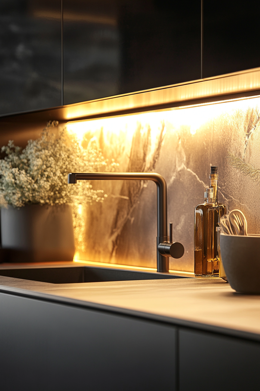 kitchen-lamps-on-counter