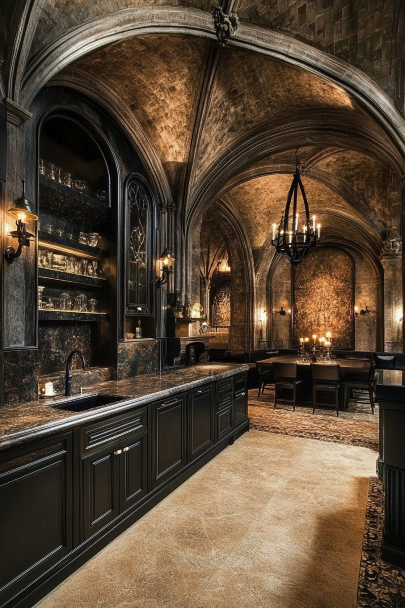13 Goth Kitchen Designs To Inspire Your Dark Aesthetic — DreamyHomeStyle