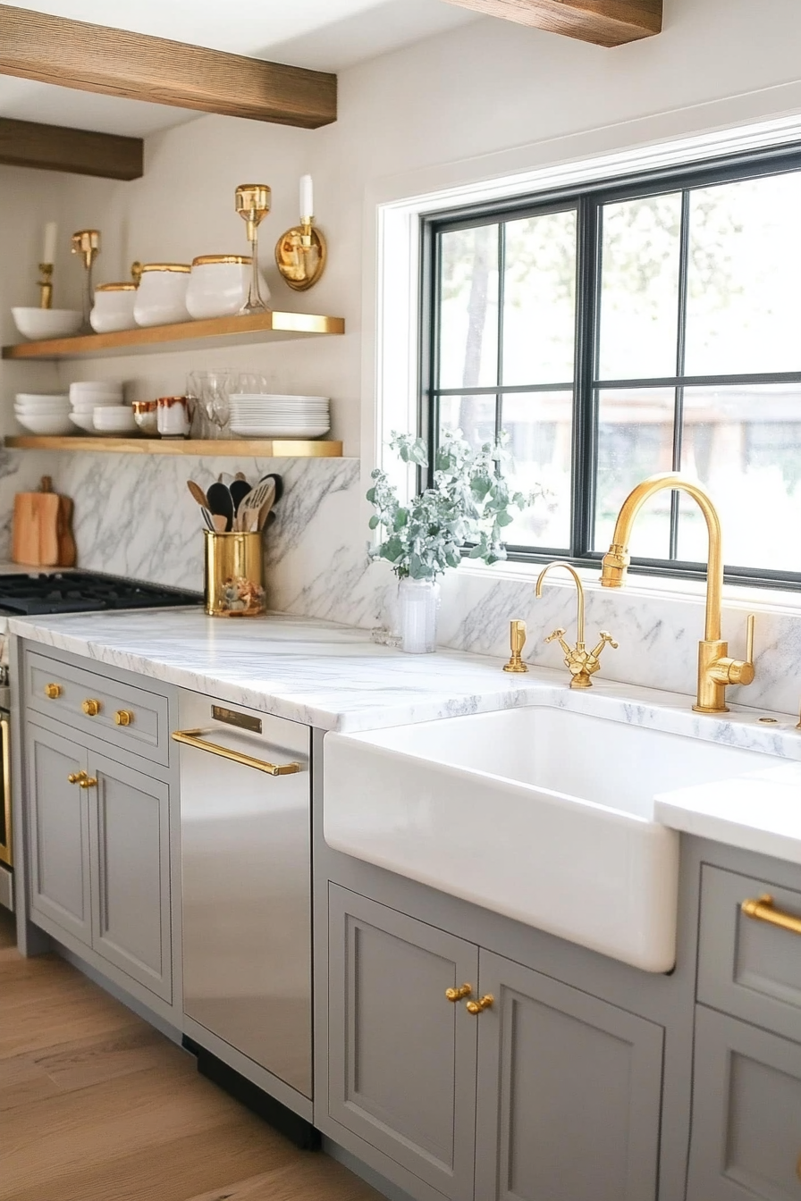gray-and-white-kitchens