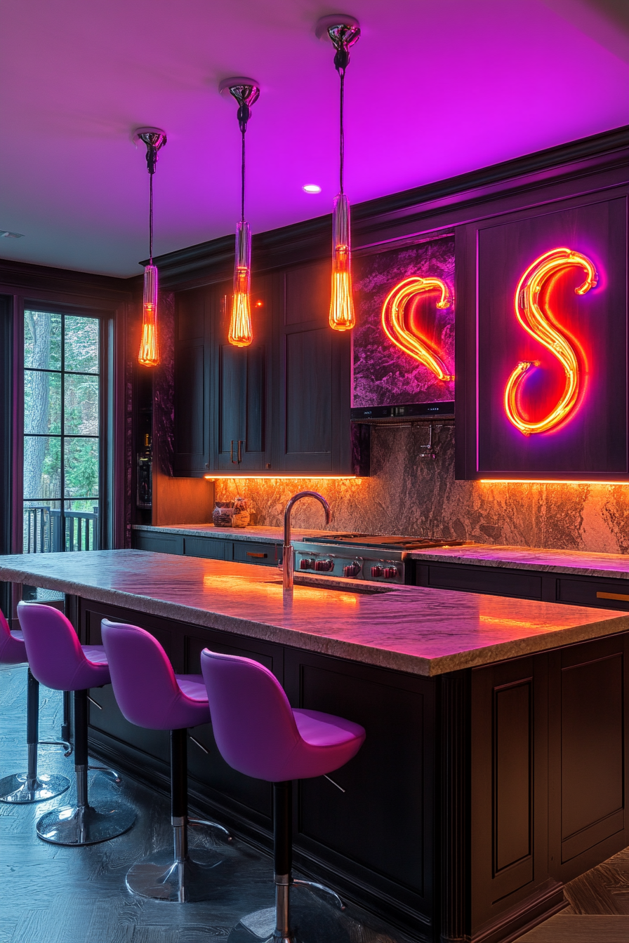 kitchen-lamps-on-counter