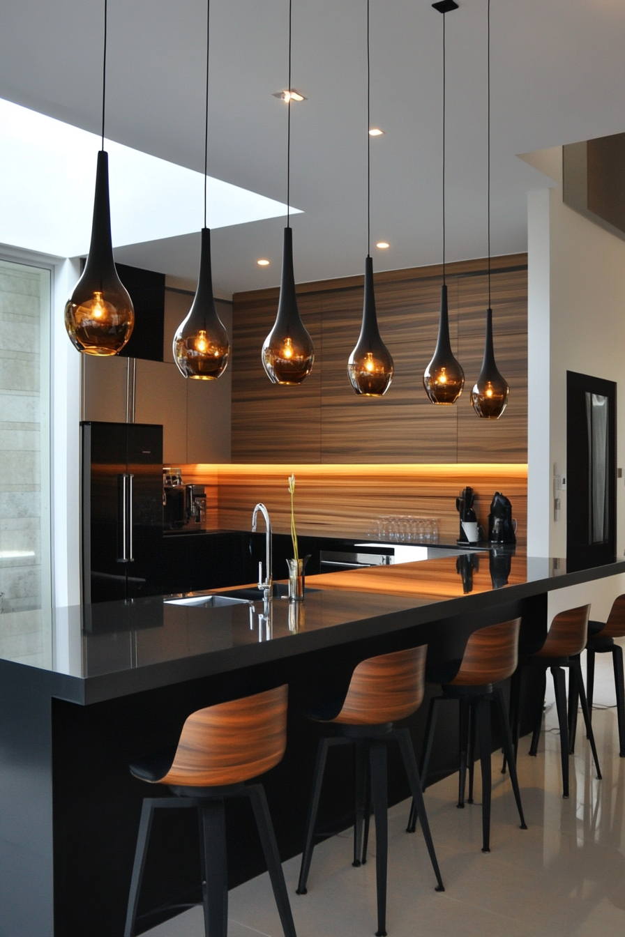 kitchen-lamps-on-counter