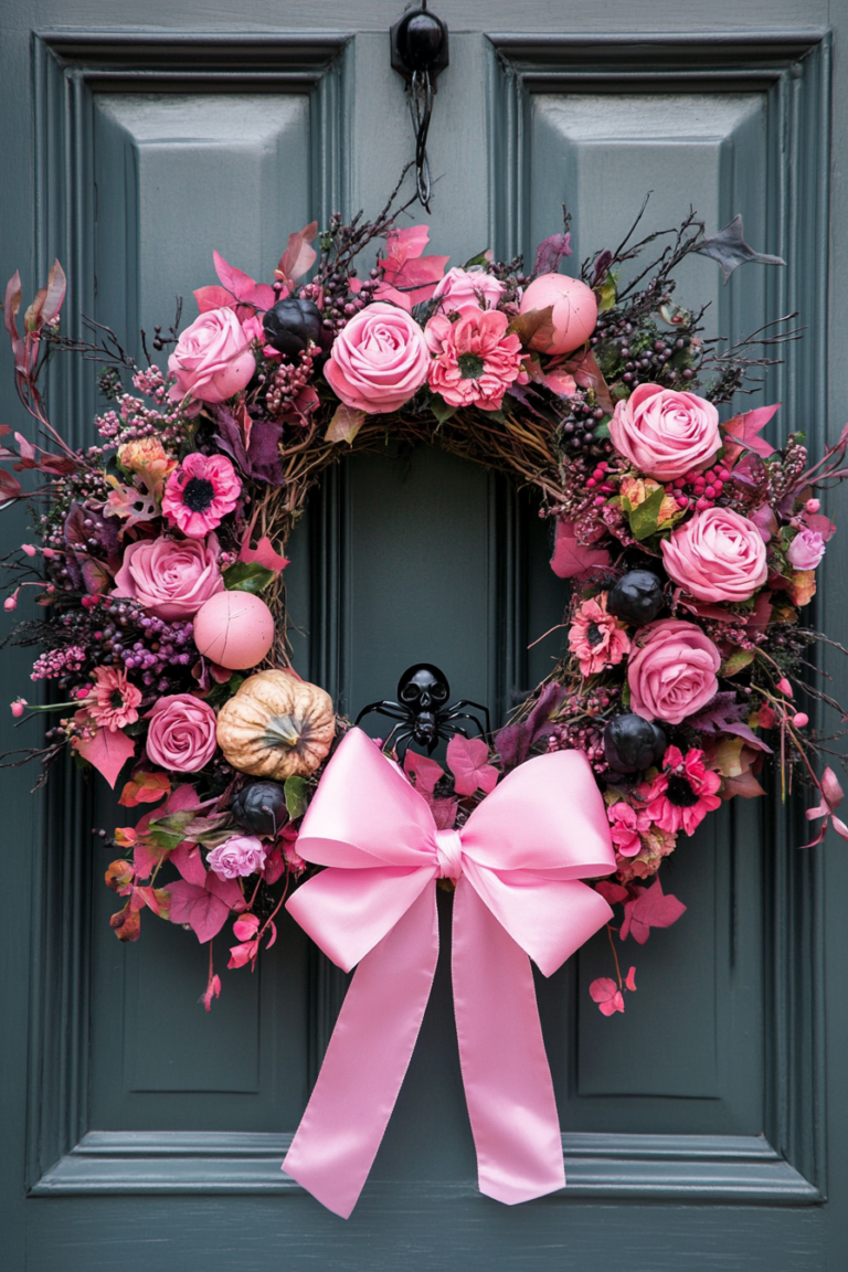 Pink Halloween Decorations To Sweeten Your Spooky