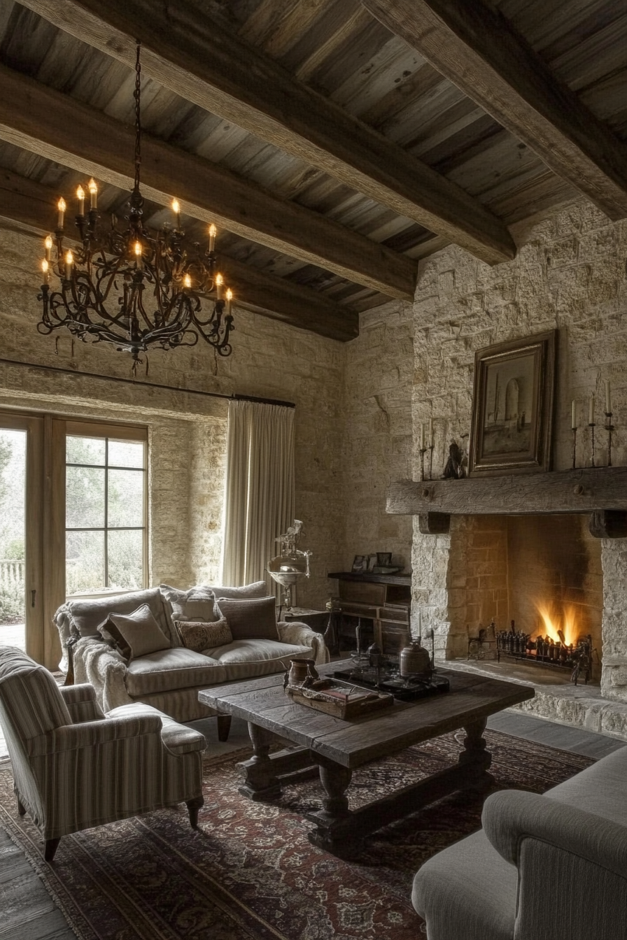 french-cottage-living-rooms