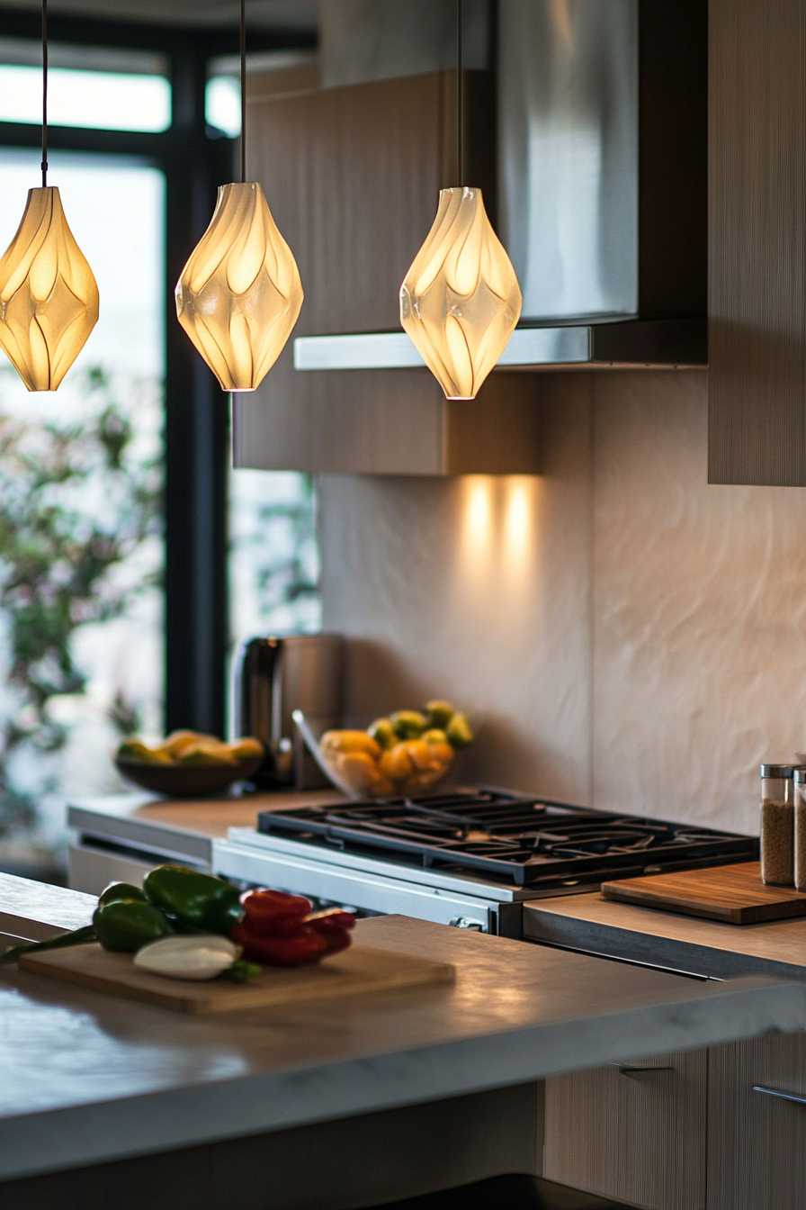 kitchen-lamps-on-counter