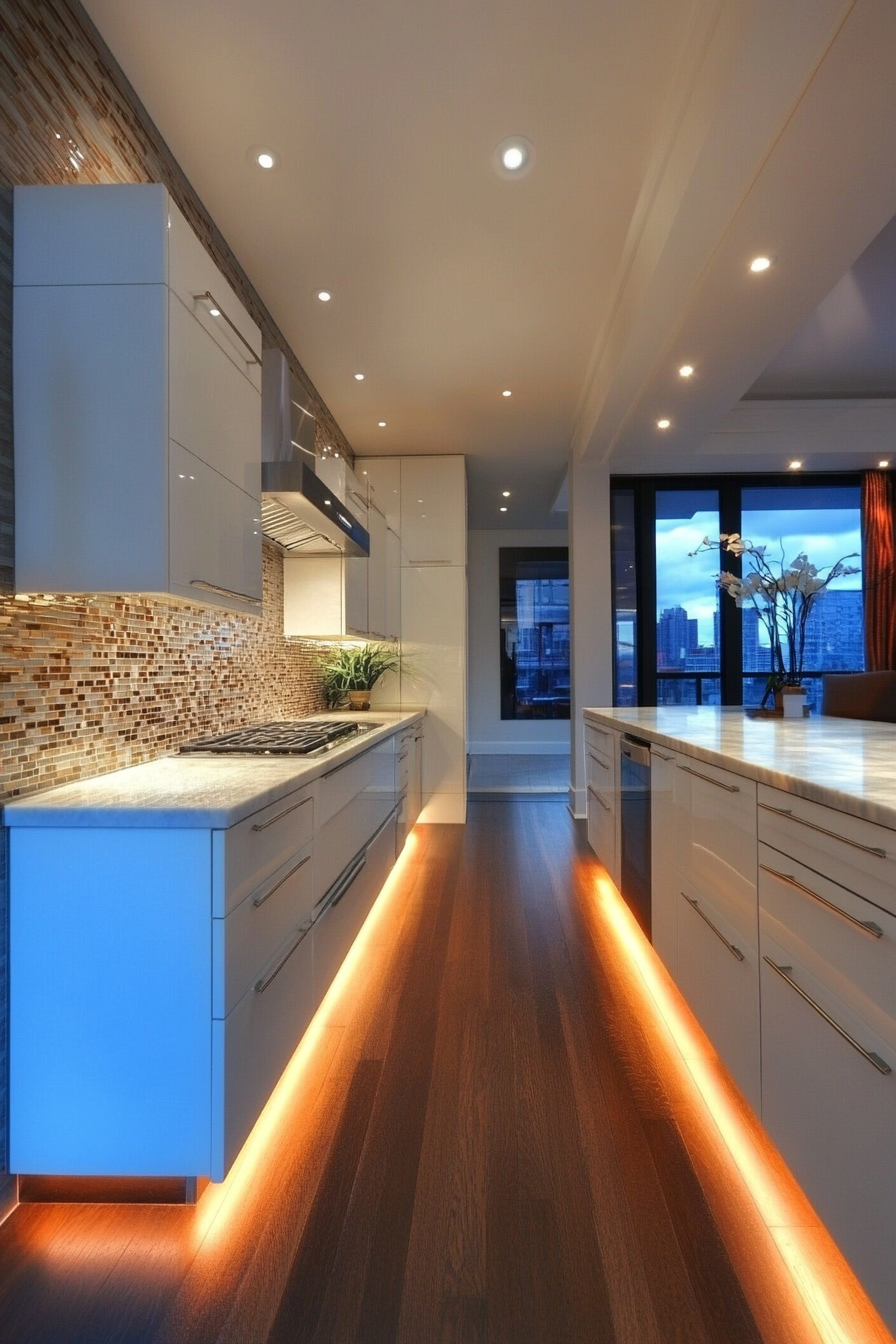 kitchen-lamps-on-counter