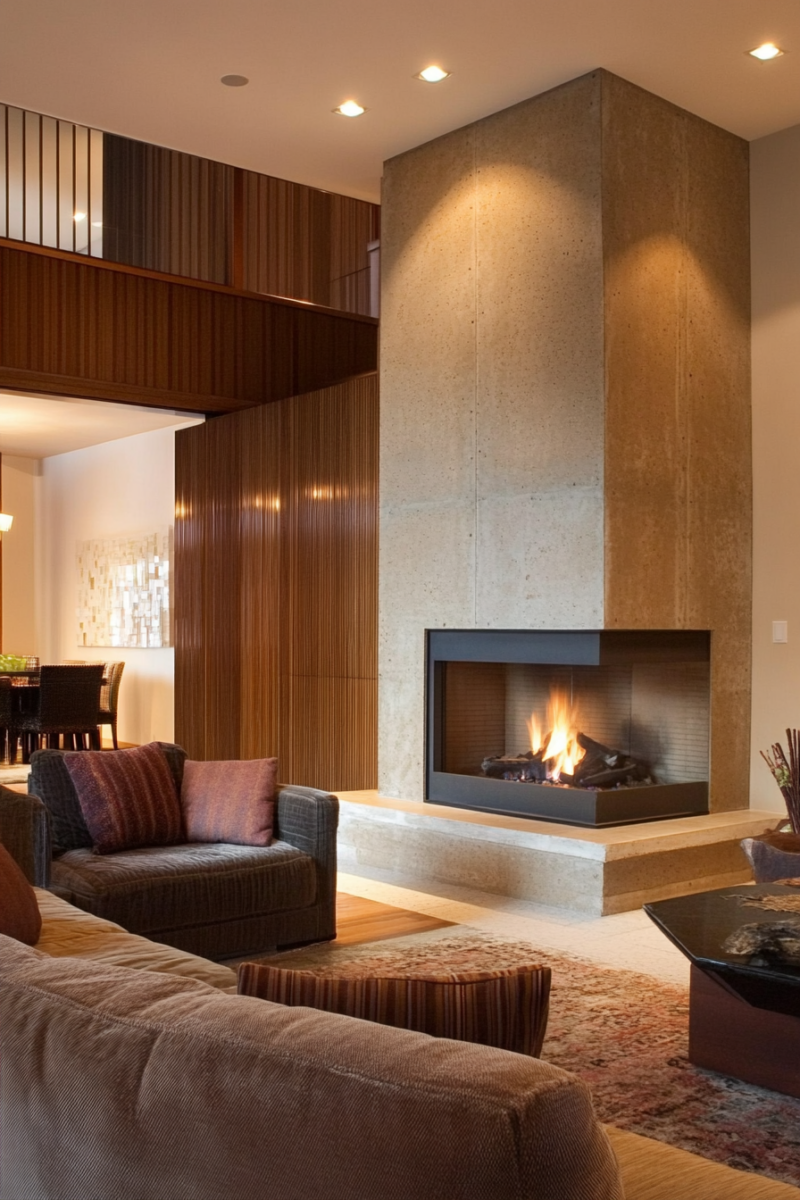 9+ Corner Fireplace Living Room Layouts To Love — DreamyHomeStyle
