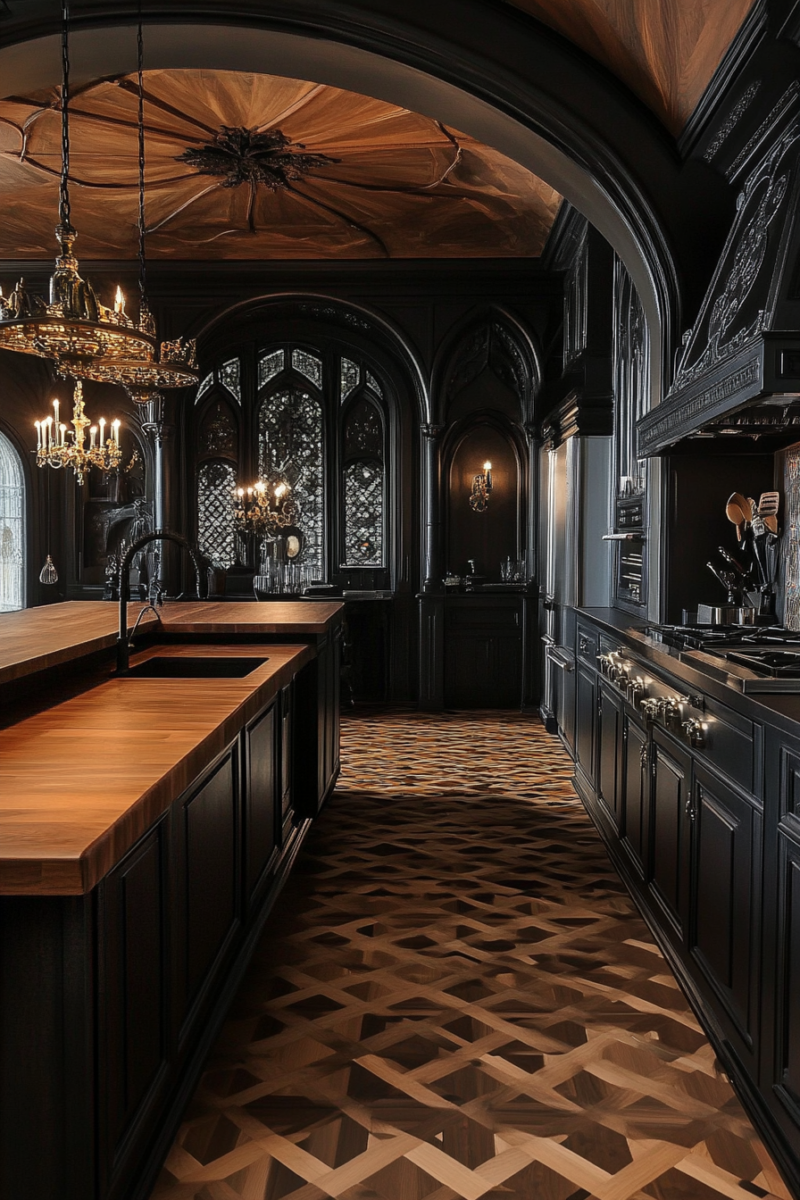 13 Goth Kitchen Designs To Inspire Your Dark Aesthetic — DreamyHomeStyle
