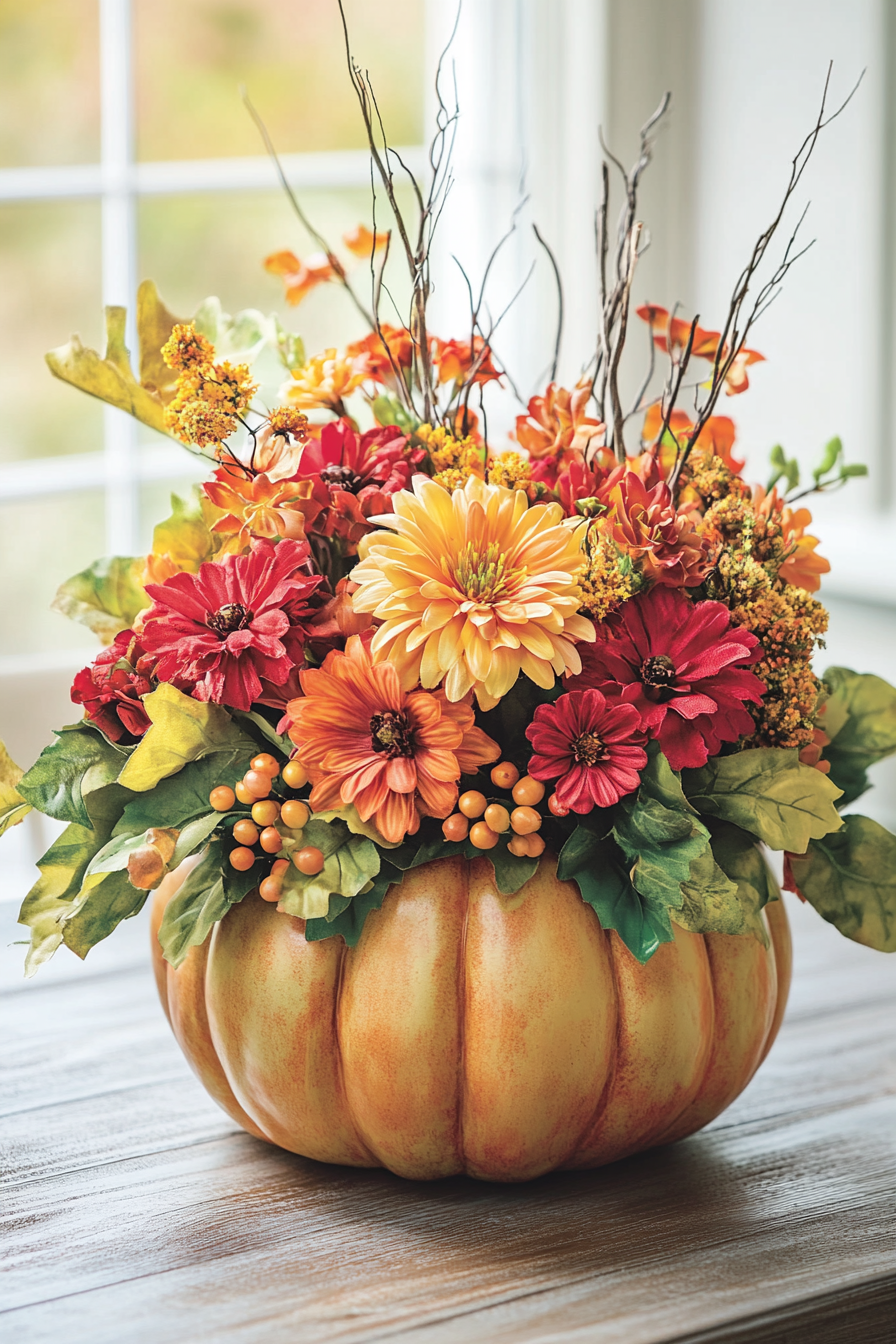 pumpkin-floral-arrangements