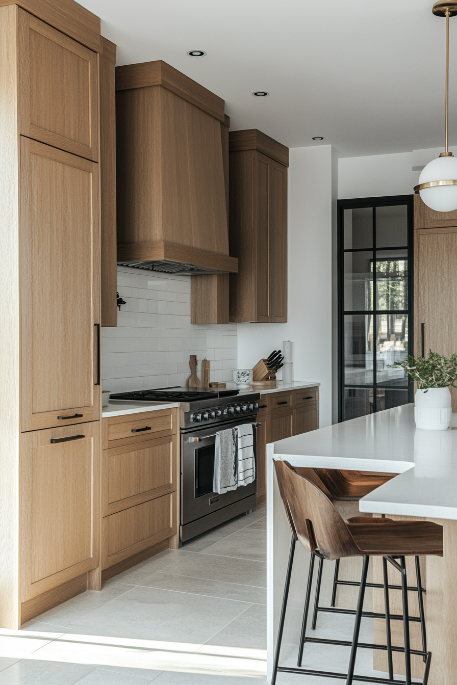 light wood kitchen cabinets