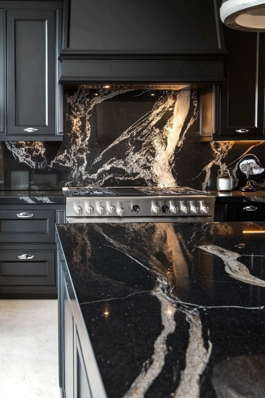kitchen-with-black-countertops