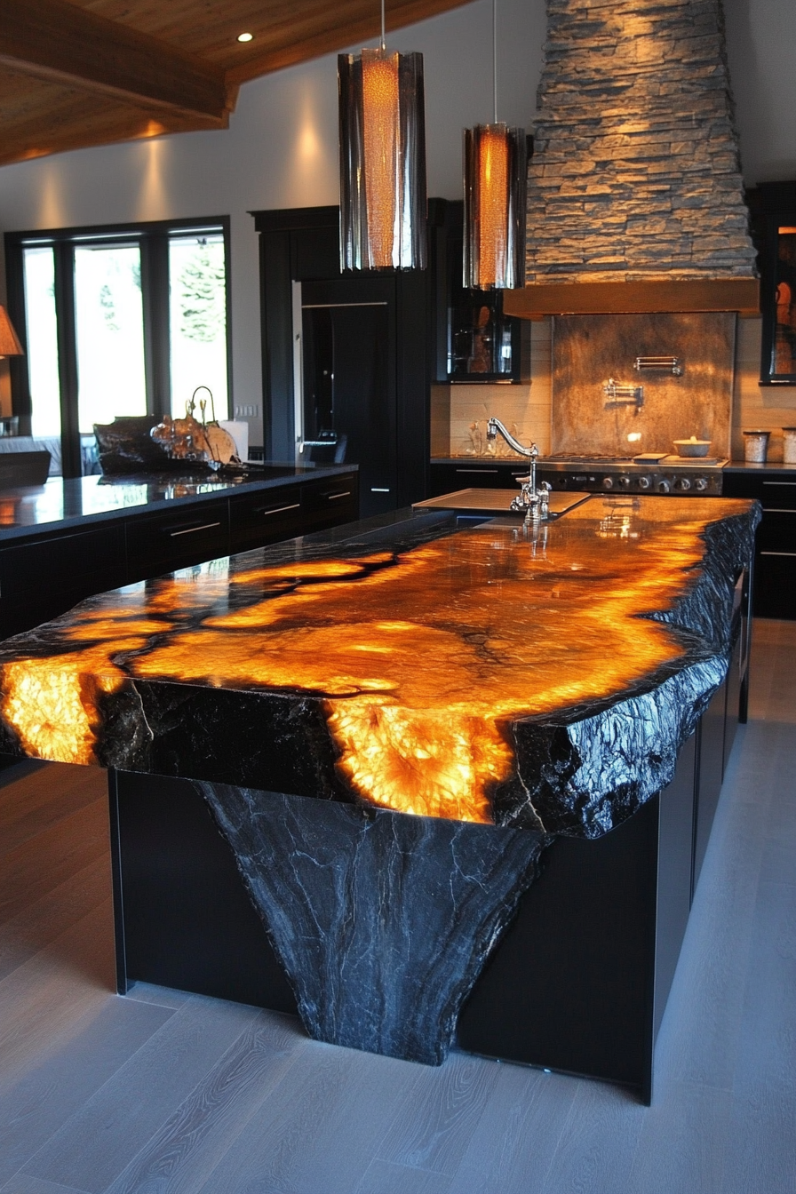 kitchen-with-black-countertops