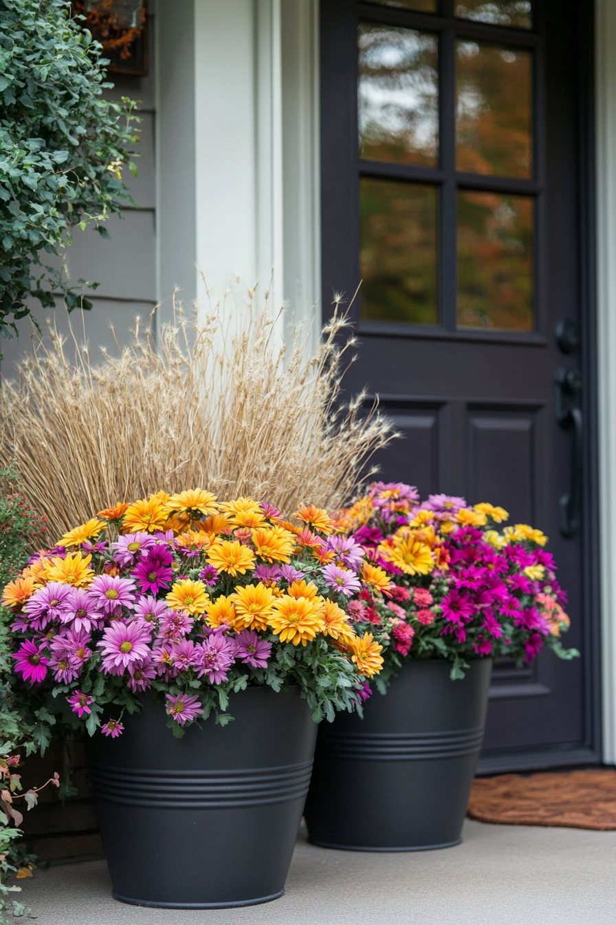 faux-mums-front-porch