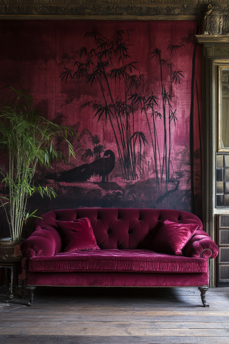 13 Stunning Burgundy Wallpaper Designs For Your Home — DreamyHomeStyle