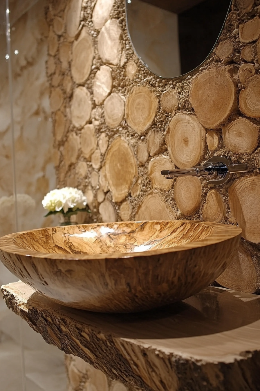 dark academia bathroom