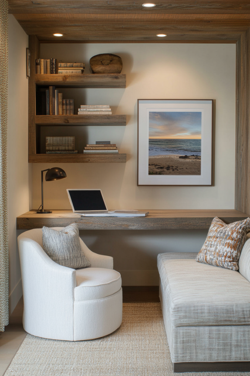 13 Office-Living Room Combos For Smart Spaces — DreamyHomeStyle