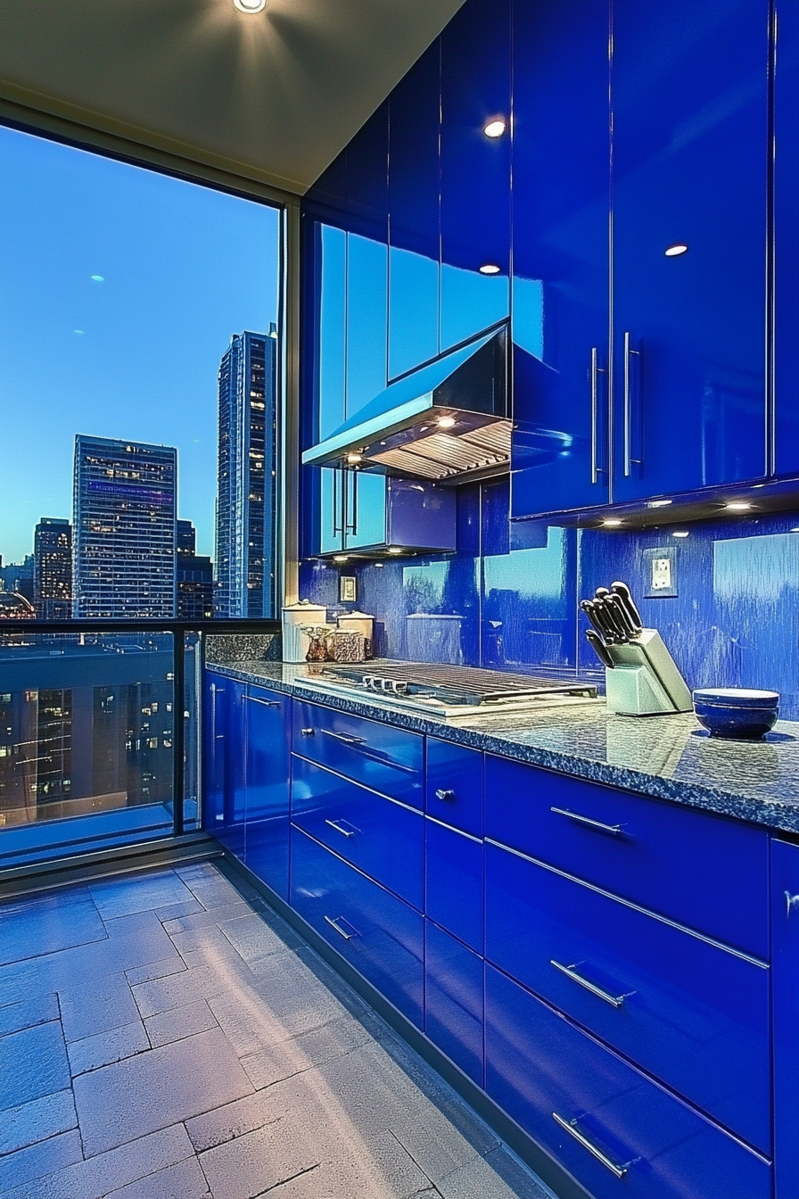 blue-kitchen-cabinets