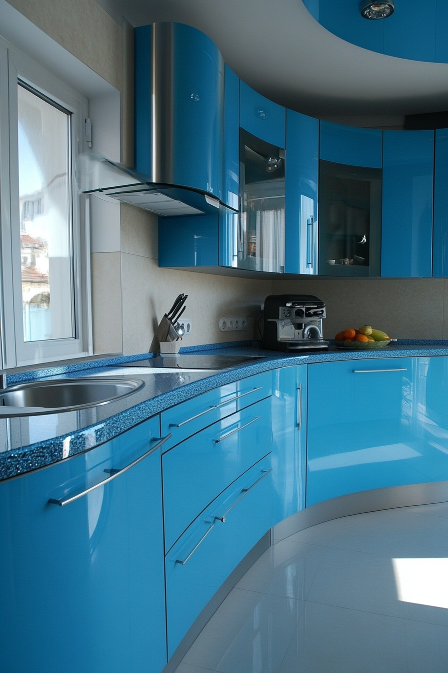 blue-kitchen-cabinets