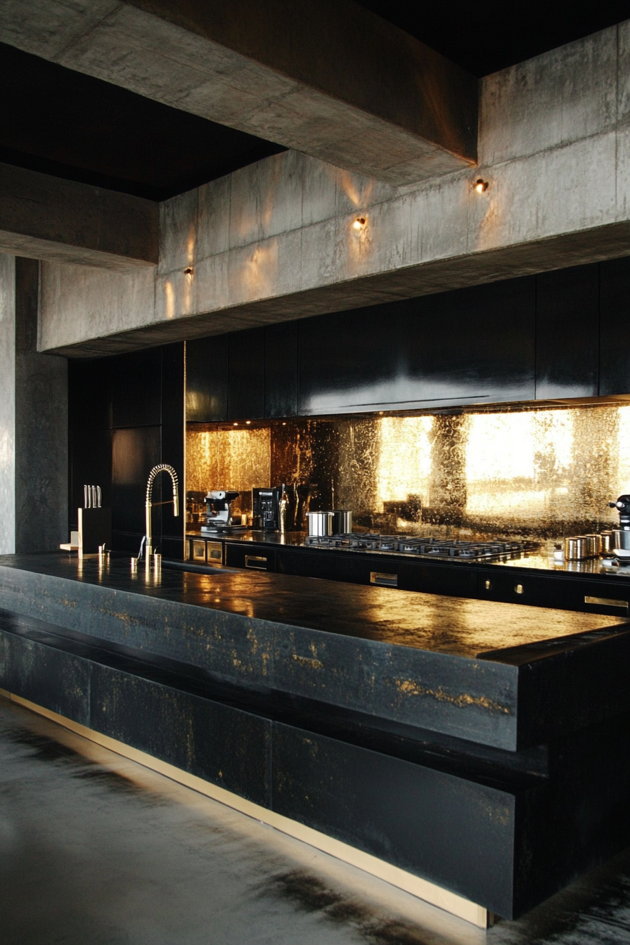 kitchen-with-black-countertops