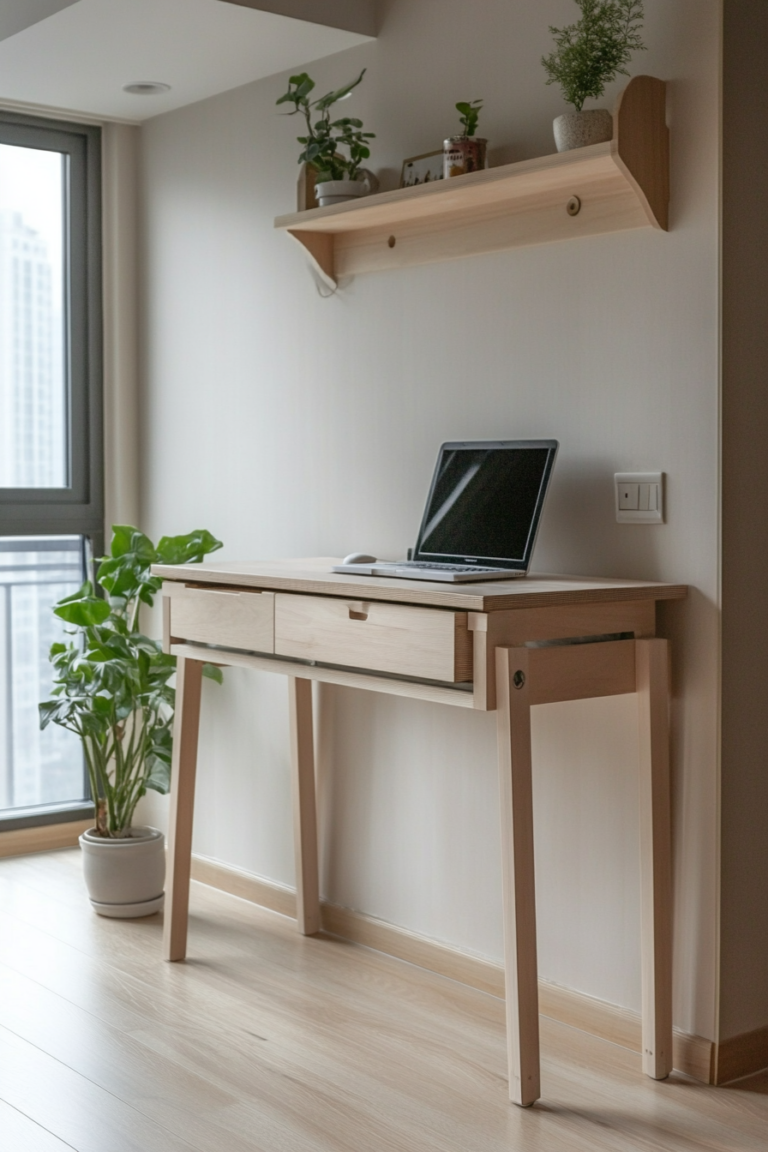 Multi Purpose Console 13 Office-Living Room Combos For Smart Spaces — DreamyHomeStyle