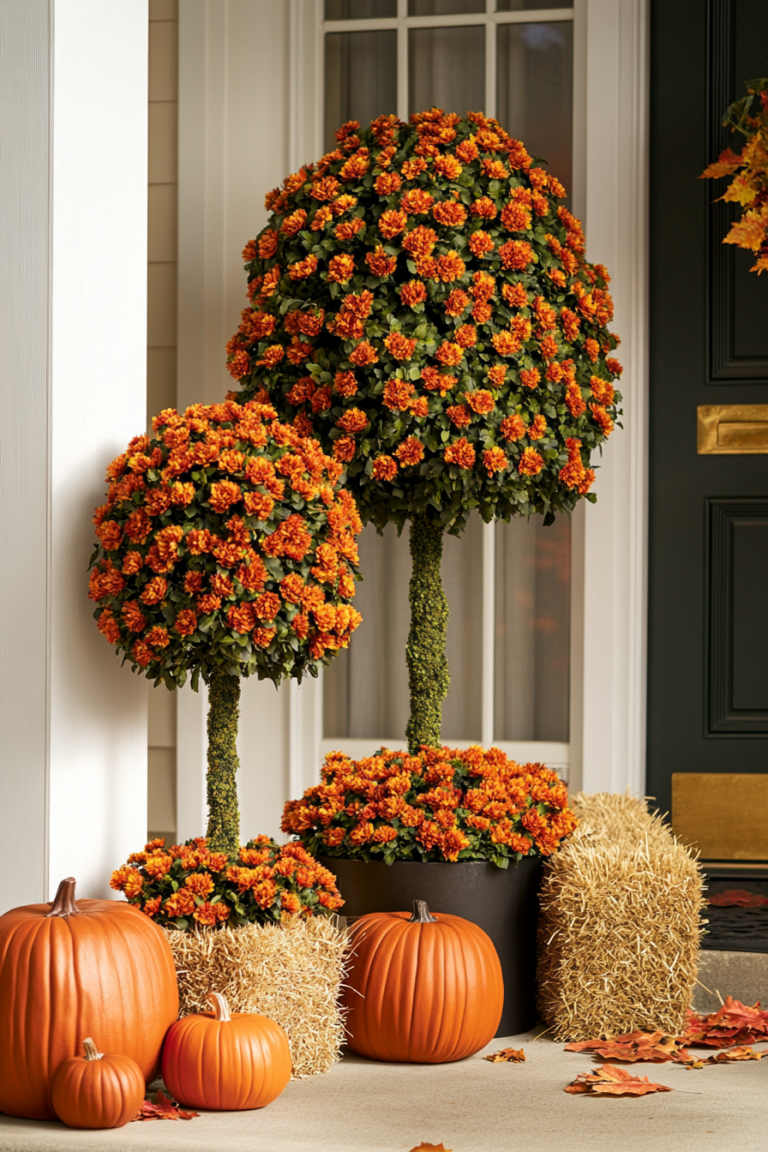 13 Elegant Faux Mum Ideas For A Welcoming Porch