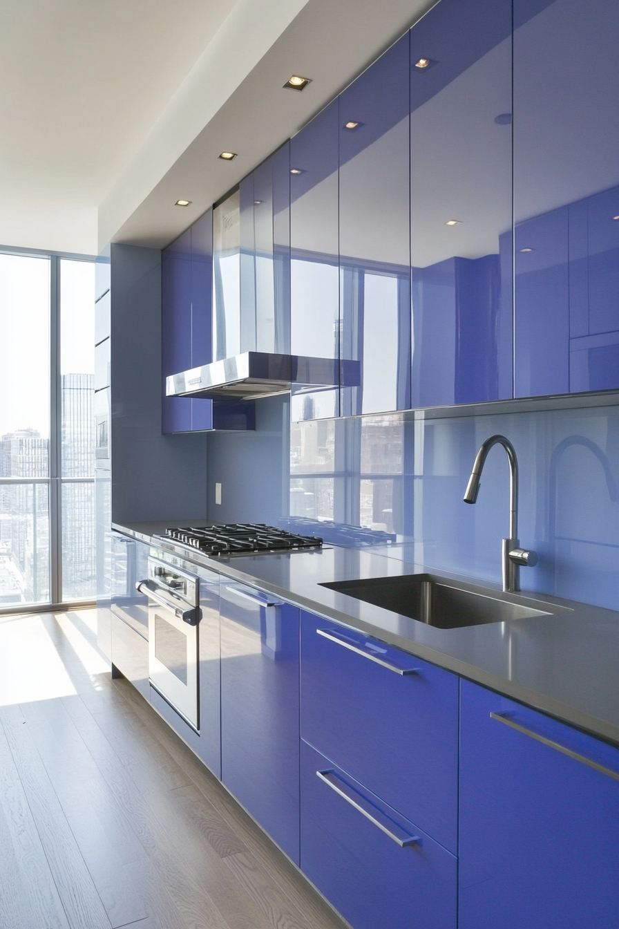 blue-kitchen-cabinets