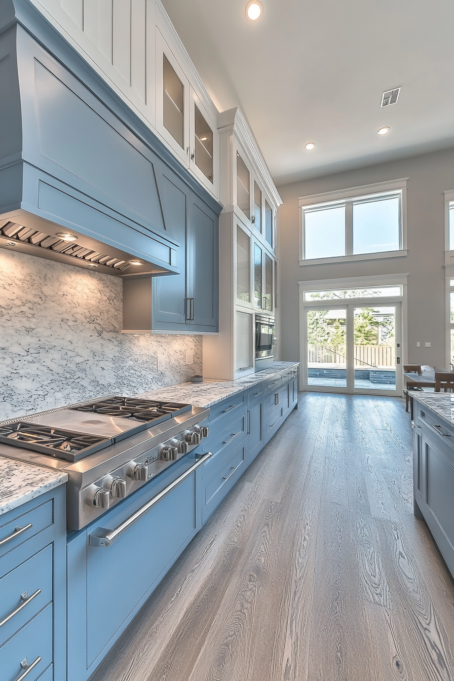 blue-kitchen-cabinets
