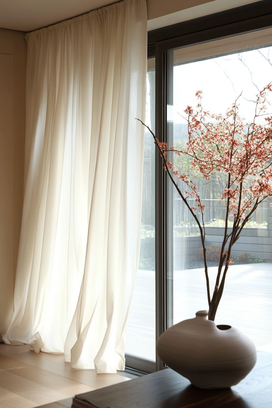 sliding glass door window treatments