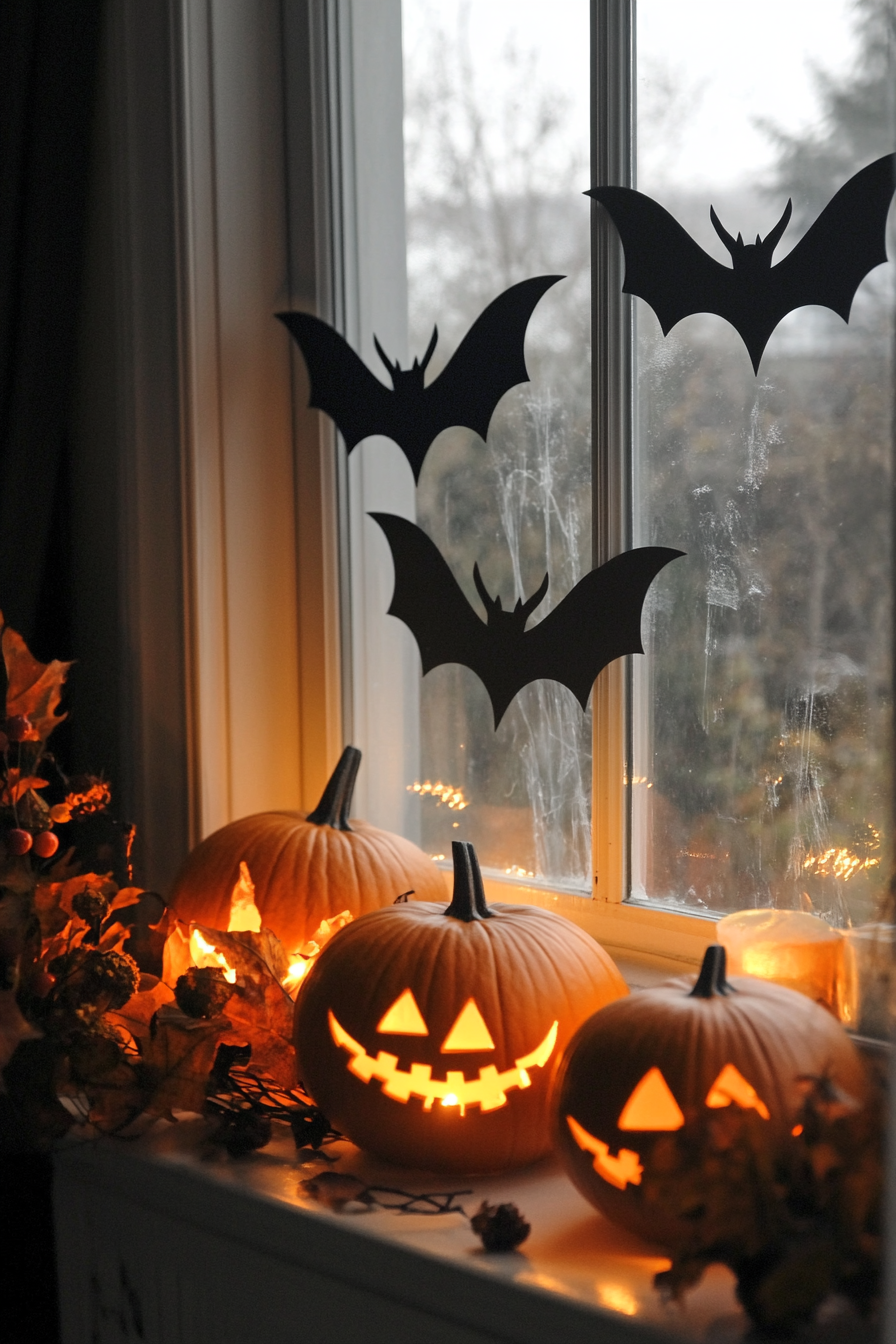 halloween-bats-on-wall