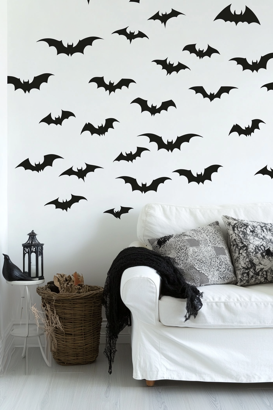 halloween-bats-on-wall