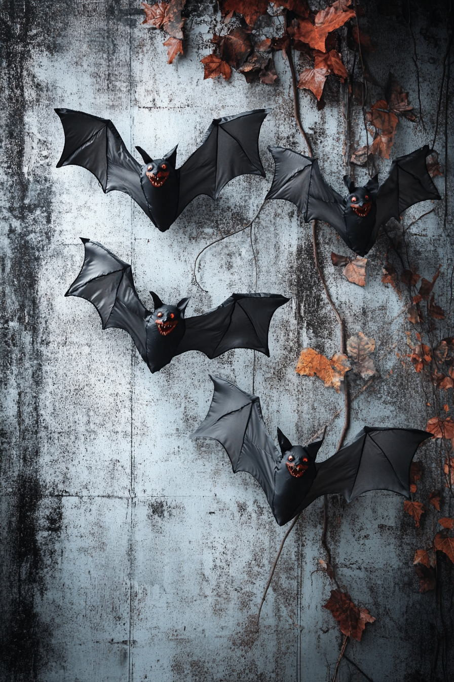 halloween-bats-on-wall