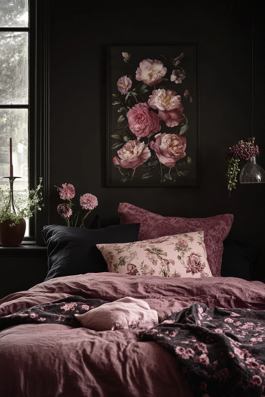 moody master bedrooms decor