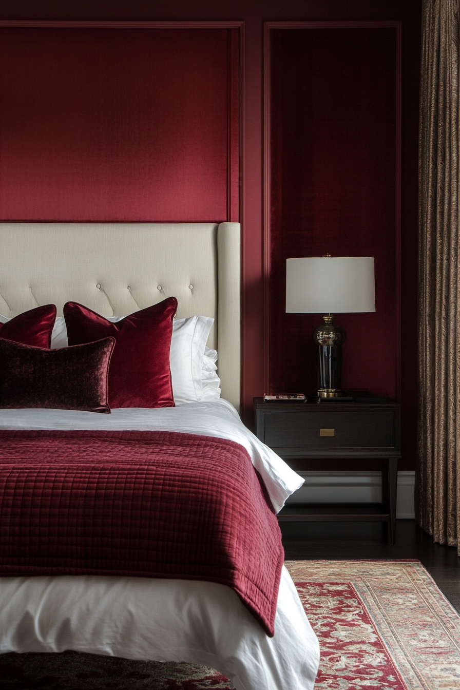 burgundy-bedroom